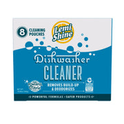 Lemi Shine Natural Dishwasher Cleaner Powered By Citric Acid | 100% Guaranteed Hard Water Cleaner | Eco-Friendly Dishwasher Cleaner and Deodorizer With Fresh Lemon Scent (8 Count)