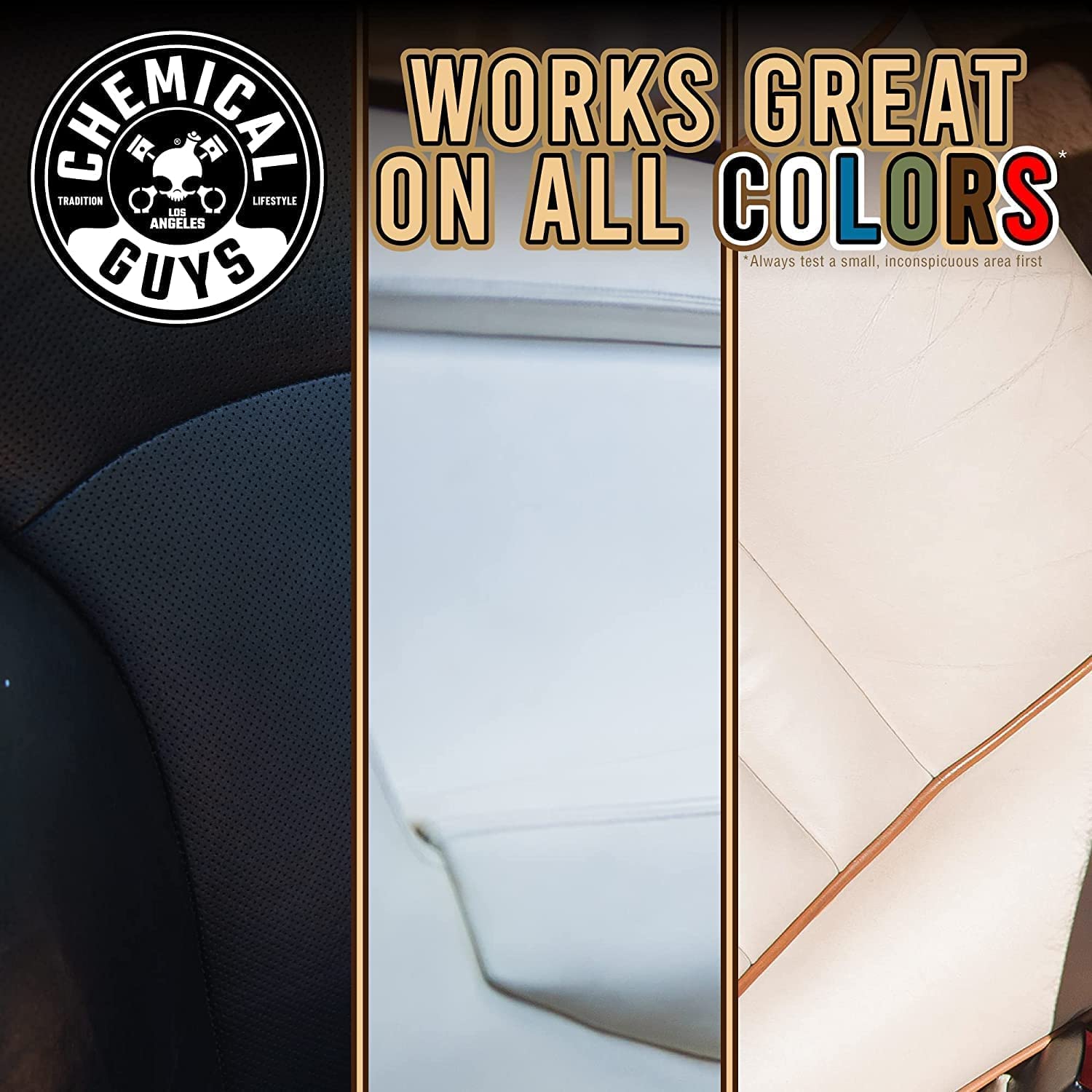 Chemical Guys SPI_109_16 Leather Cleaner and Conditioner Kit for Use on Leather Apparel, Furniture, Car Interiors, Shoes, Boots, Bags & More (2 - 16 fl oz Bottles)