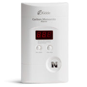 Kidde Carbon Monoxide Detector, Plug In Wall with 9-Volt Battery Backup, Digital LED Display