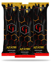 Grande Johnson - Nektyr - Organic Premium Natural Pure Honey with Jelly Bee Pollen - Pack of 3