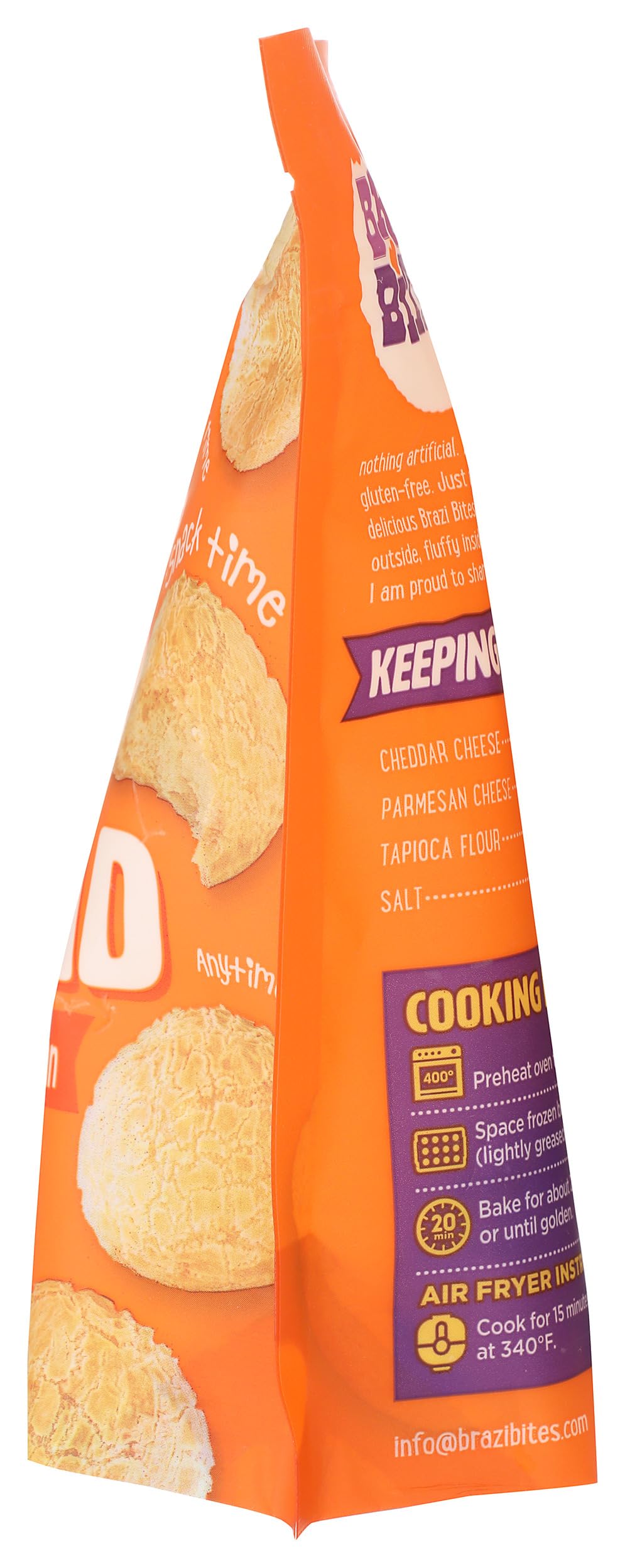 Brazi Bites Brazilian Cheese Bread, Original, 11.5 oz (Frozen)