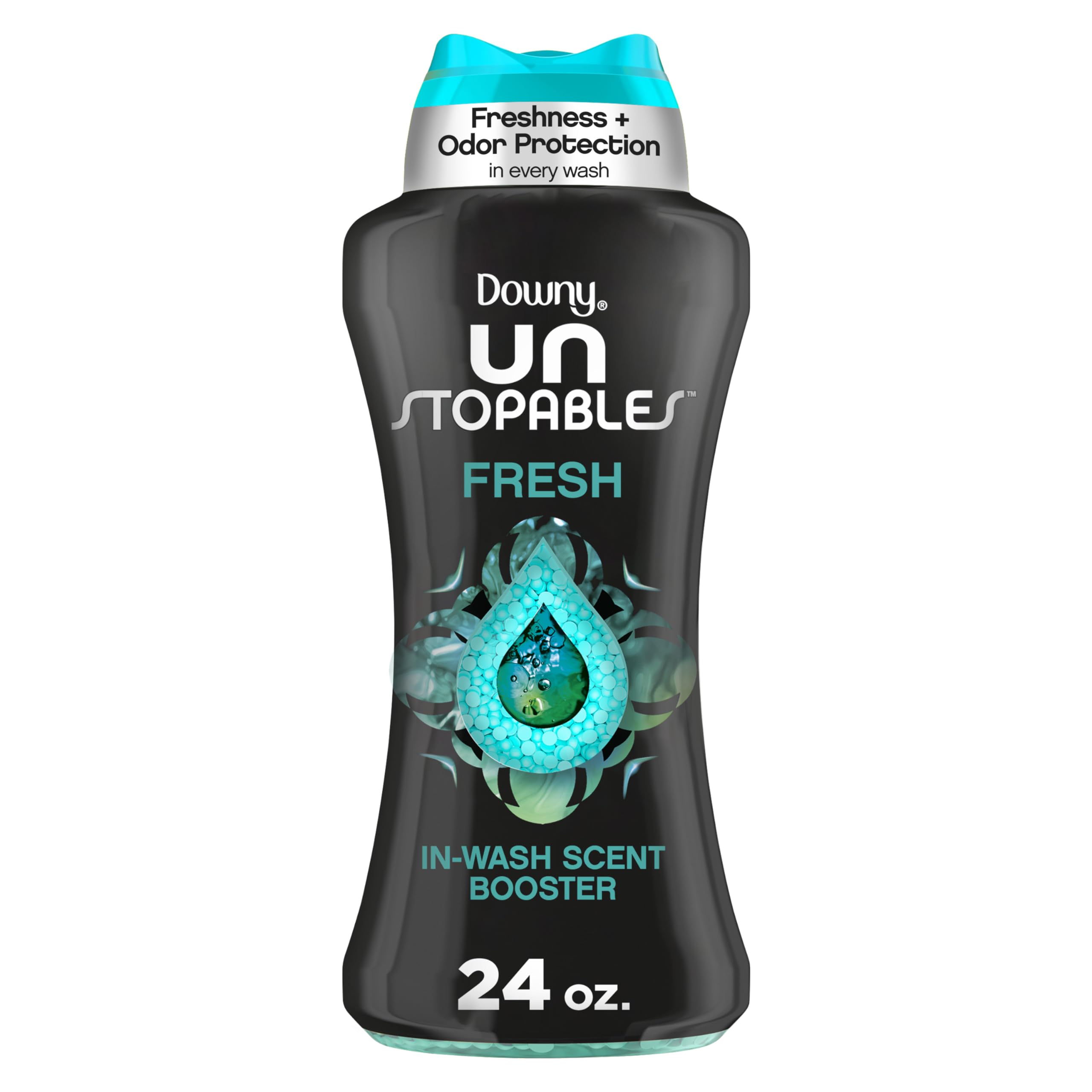 Downy Unstopables In Wash Scent Booster Beads, Fresh Scent, 24 oz, Laundry Beads for Odor Protection (Packaging May Vary)