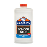 Elmer's Liquid School Glue, Washable, 1 Gallon, 2 Count - Great for Making Slime