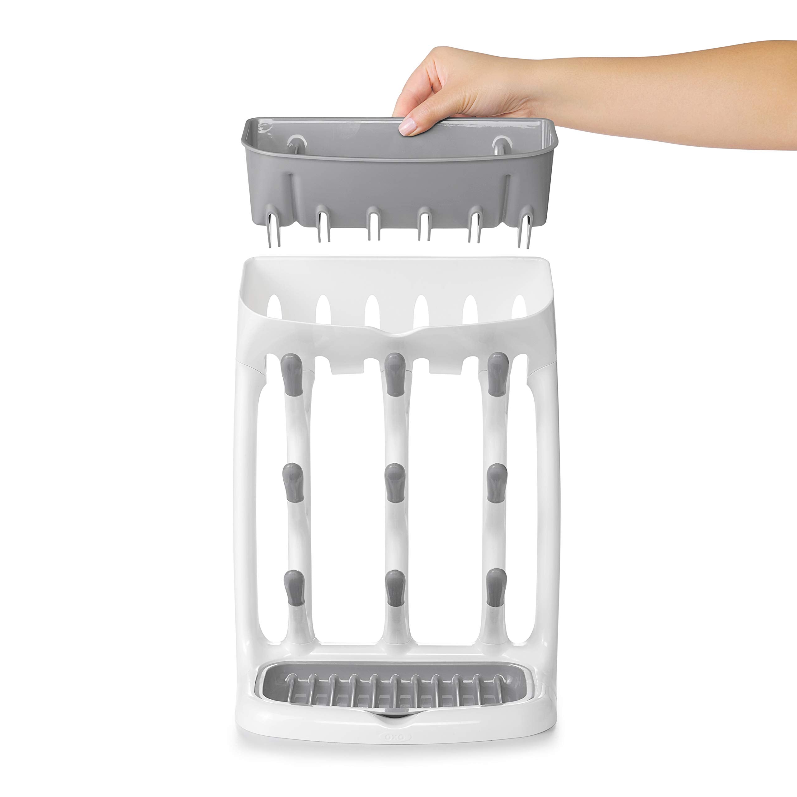 OXO Plastic Tot Space Saving Drying Rack For Kitchen