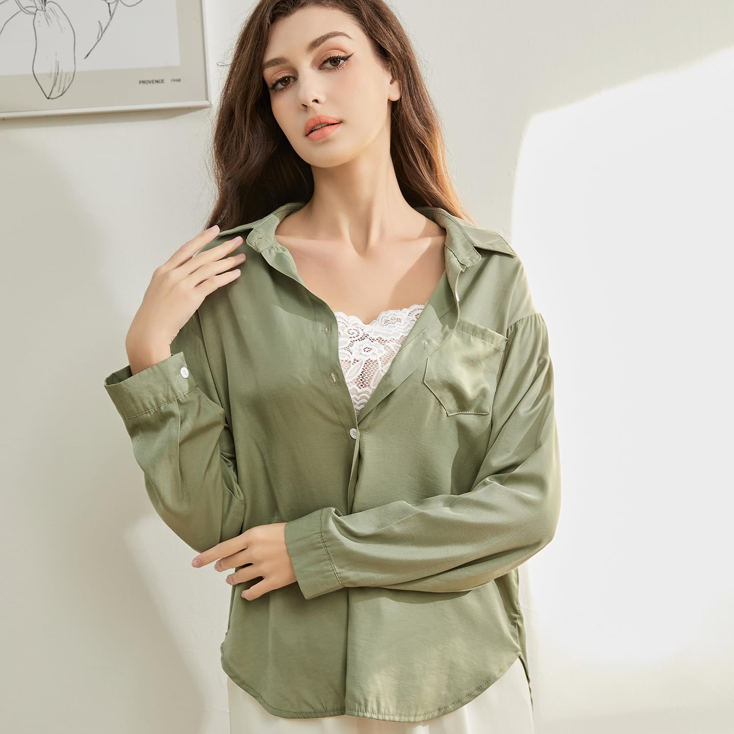 3Pcs Lady Lace Wearable Mock Camisole Bra Insert Overlay Modesty Panel Vest.