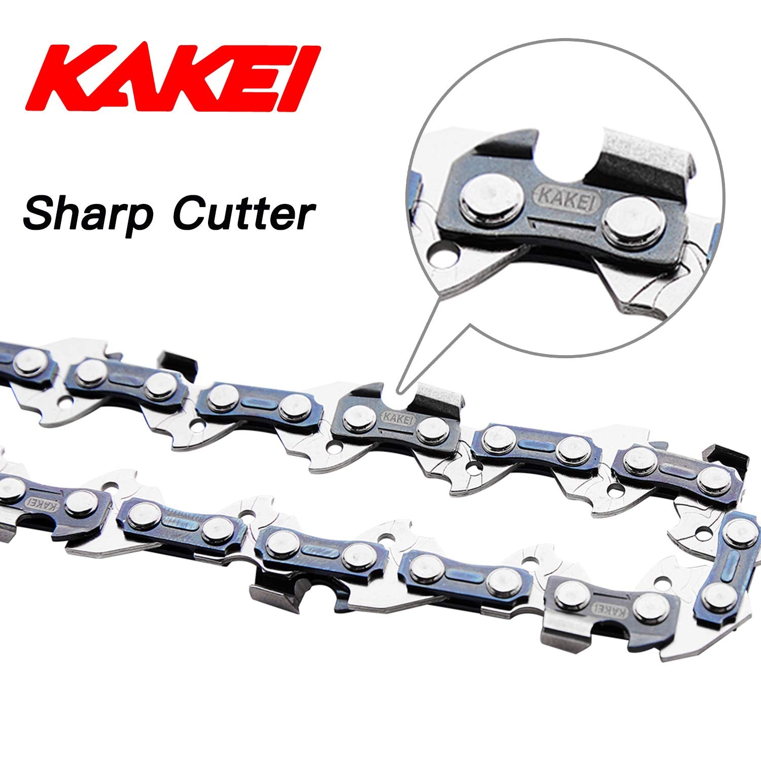 KAKEI Stihl Chainsaw Chain 16 Inch 3/8" LP Pitch .043" Gauge 55 Drive Links- 61PMM3 55 Fits Stihl MS170, MS171, MS180c - 36100050055, R55 (1 Chain)