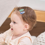 40 PCS Cute Toddler Snap Hair Clips with Flower Patterns - 1.5" Mini Hair Barrettes and Accessories for Baby Girls, Infants, Toddlers