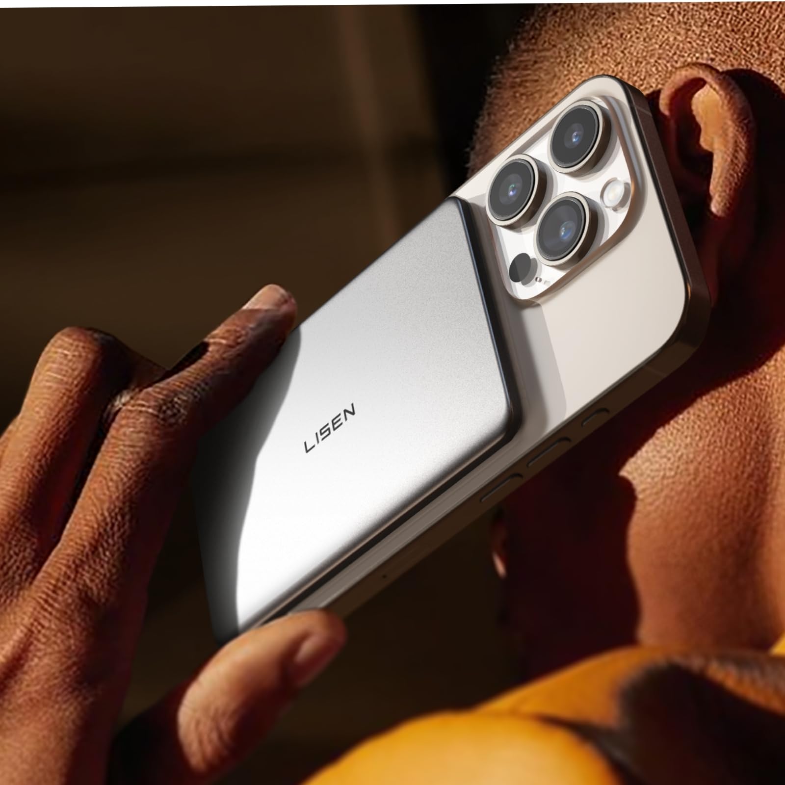 LISEN 0.3Ã¢ÂÂÃ¢ÂÂ Ultra Slim MagSafe Power Bank for iPhone,[All Alloy] 5,000mAh Magnetic Power Bank for iPhone,MagSafe Battery Pack for iPhone 16/15/14/13/12,Gifts for Christmas Men Women,Glacier Gray