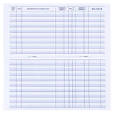 20 Pack Checkbook Register, Check Registers for Personal, Blank Ledger Transaction Registers for Personal or Business Bank, Check Register Book for Checking and Saving Account, Deposit and Credit Card