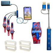 Kaizen Kreations MultiCharger for MagicBand+, MagicBand +, Magic Band Compatible with FuelRod & Other External Battery. Disneyland Accessories for Trip to Disney World Cruise (USB-A & USB-C, 1-Pack)