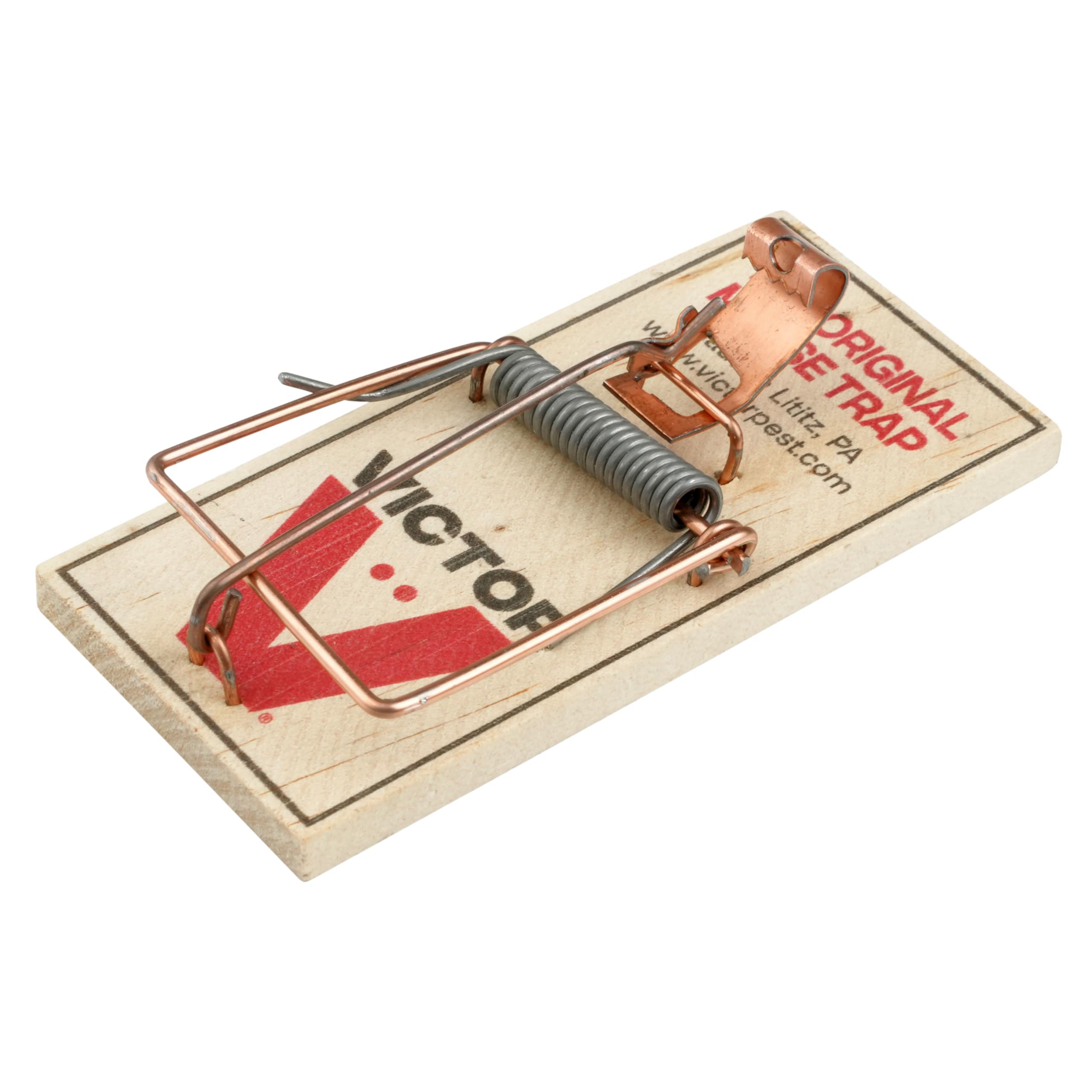 Victor Mouse Traps M150-12, Metal Pedal, Sustainably Sourced FSC Wood, Wooden Mouse Traps, 12 Medal Pedal Traps