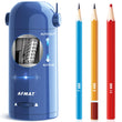 AFMAT Electric Pencil Sharpener for Colored Pencils 7-11.5mm, Fully Automatic Pencil Sharpener, Robot Pencil Sharpener, Rechargeable Hands-Free Pencil Sharpener for Large Pencils, Home, Classroom