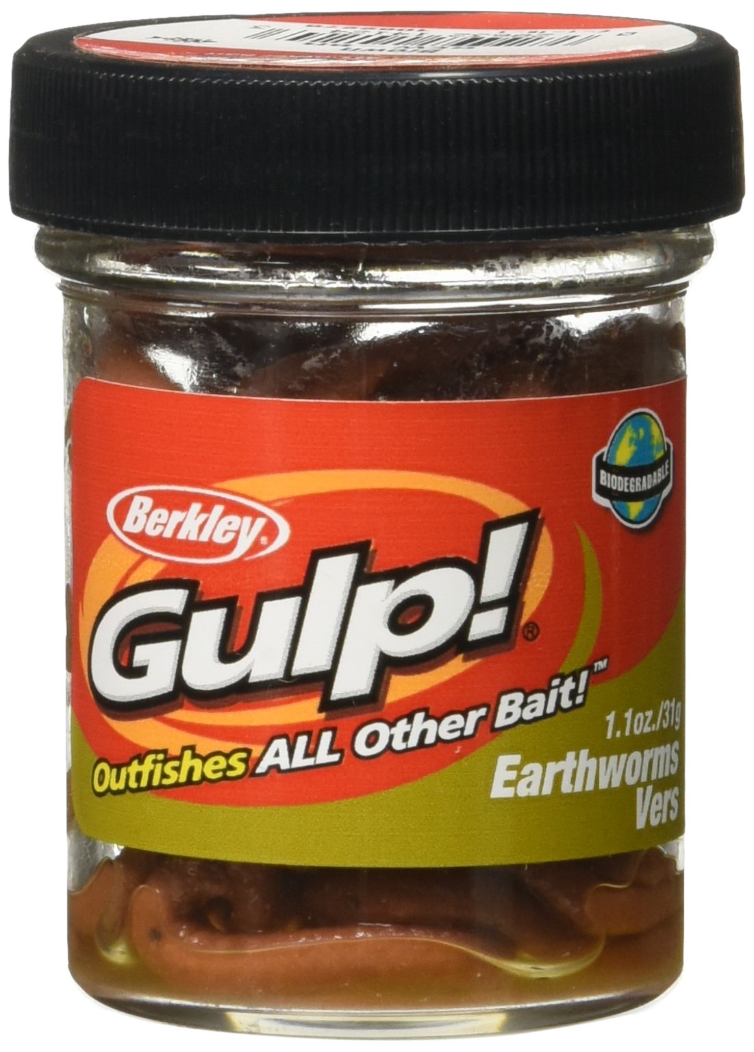 Berkley Gulp! Tauwurm, Braun, 4 Zoll