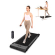 Lichico Walking Pad Under Desk Treadmill, Portable Small Treadmills for Home and Office, 2.5HP Super Quiet Brushless Motorized Walking Jogging Running Machine with Remote Control