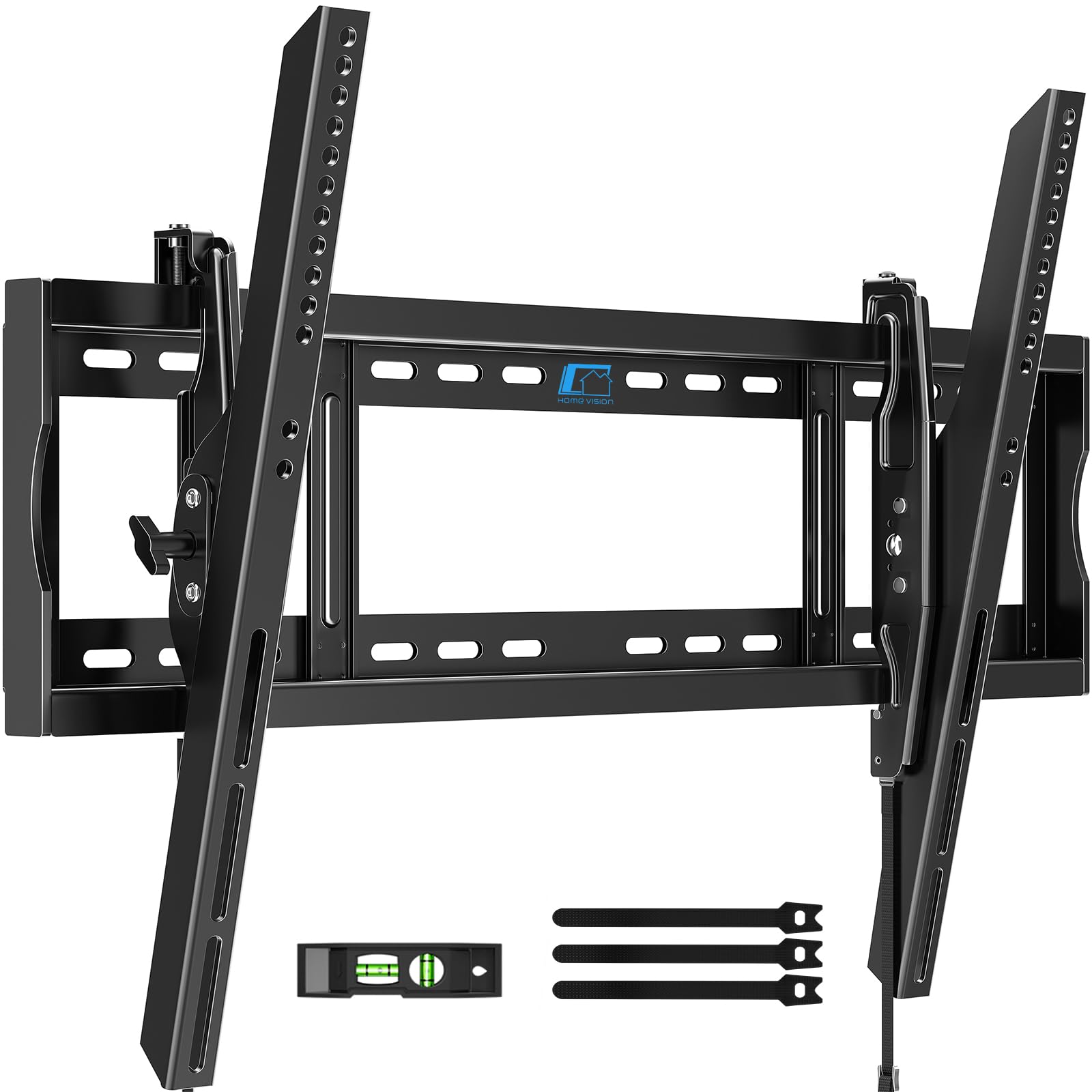 HOME VISION Tilt TV Wall Mount for Most 48-120 inch Flat Curved TVs, Heavy Duty TV Mount up to 200Lbs, Wall Mount TV Bracket Fits 16"/18"/24" Studs Max VESA 800x600mm Space Saving for LED OLED LCD