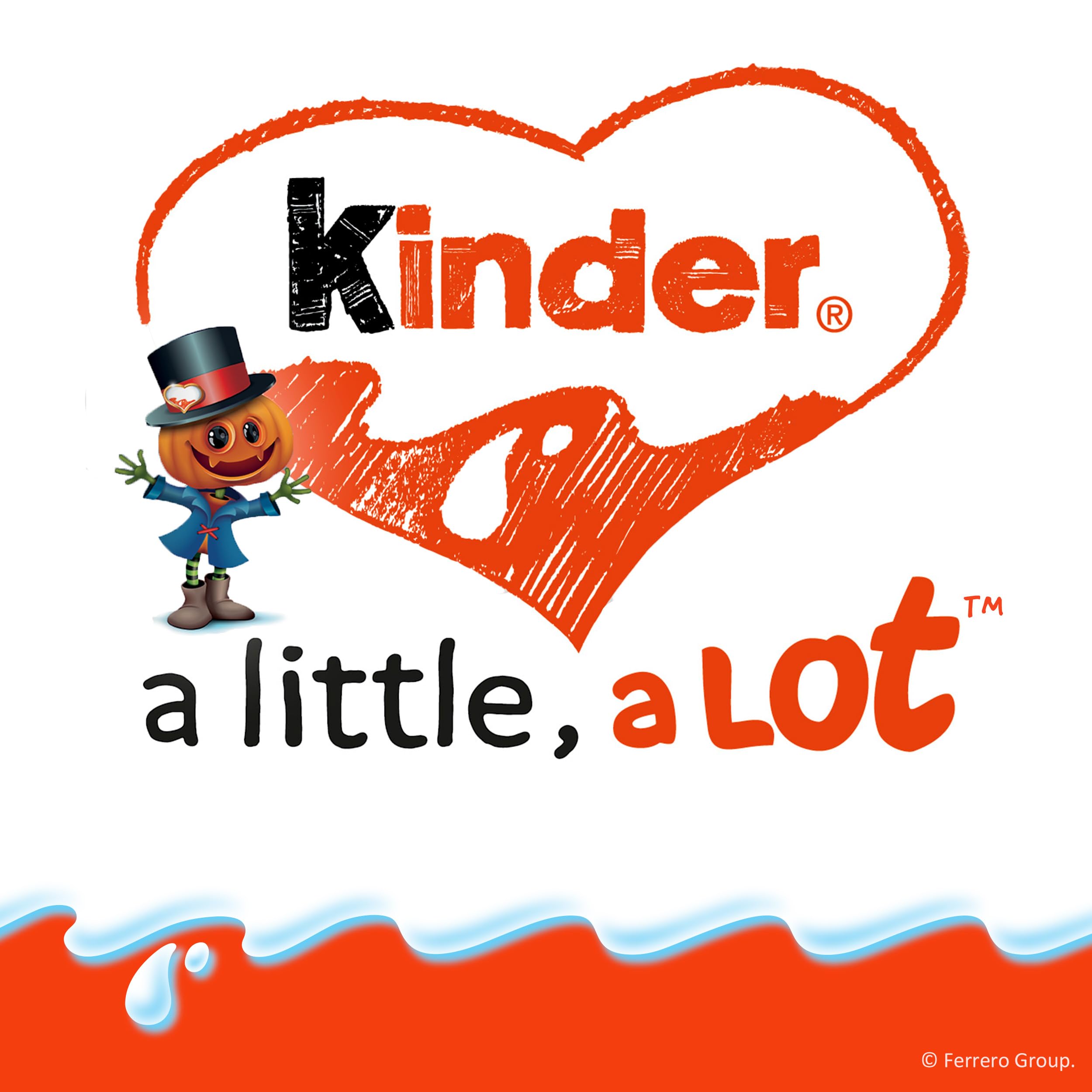 Kinder Chocolate, Milk Chocolate Bar with Creamy Milky Filling, Individually Wrapped, Snack Size, 20 Count Bag, 8.8 oz