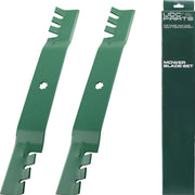 UDC Parts GY20850 Mower Blades for John Deere 42 Inch D105 D130 S100 S110 S240 X300 E100 E110 LA135 Replaces OEM no. AM141033 GX22151 AM131033 AM137333 / Gator Mulching Blades 2 Pack