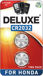 Key Fob Replacement Batteries for Honda (CRV Civic Accord Pilot Odyssey HRV Fit Passport Ridgeline Crosstour Insight Clarity CRZ) Smart Remote (Pack of 2) (Check Fitment Guide)