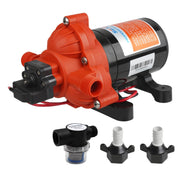 SEAFLO 33 Series 12V DC RV/Camper/Boat/Off-Grid Fresh Water Pressure Pump –12V, 3.0 GPM, 45 PSI, On Demand Self-Priming, Built-In Pressure Switch - NSF, CE & Rohs Certified, UL Listed, 4-Year Warranty