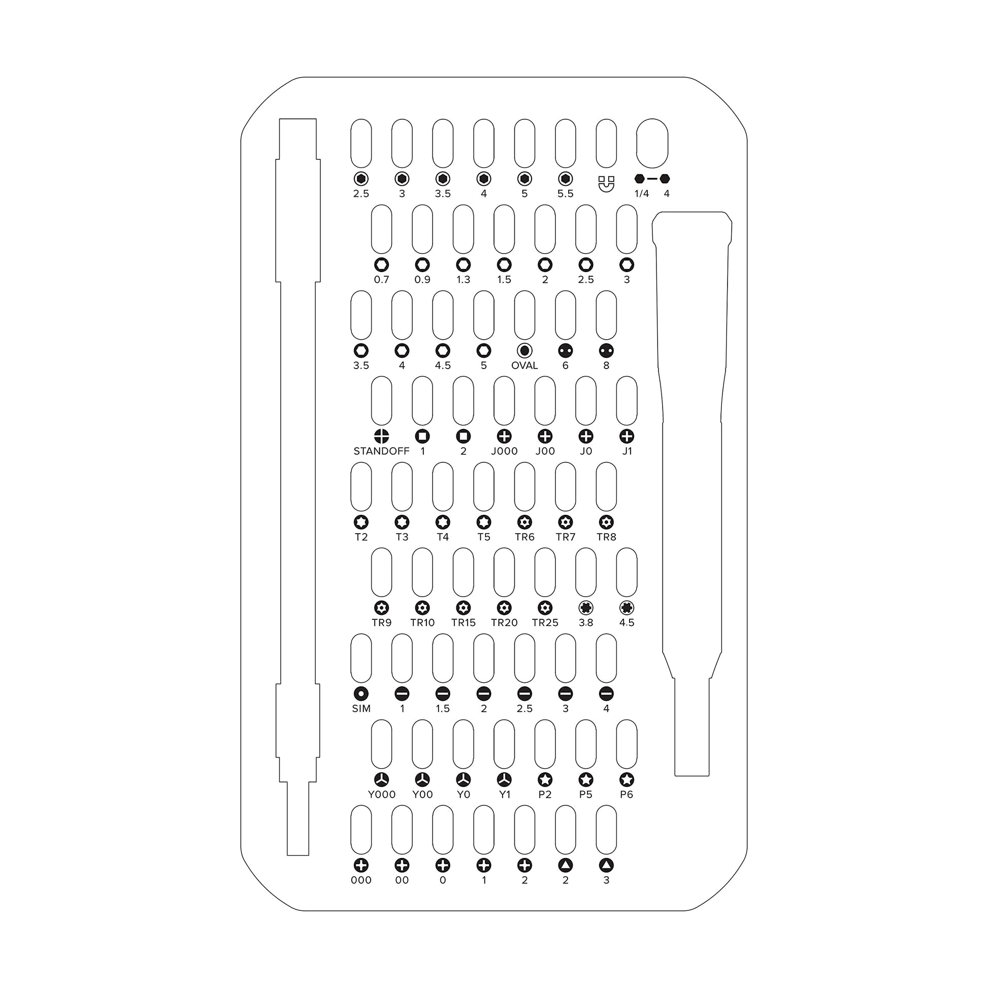 iFixit Mako Driver Kit - 64 Precision Bit Set for Electronics Repair