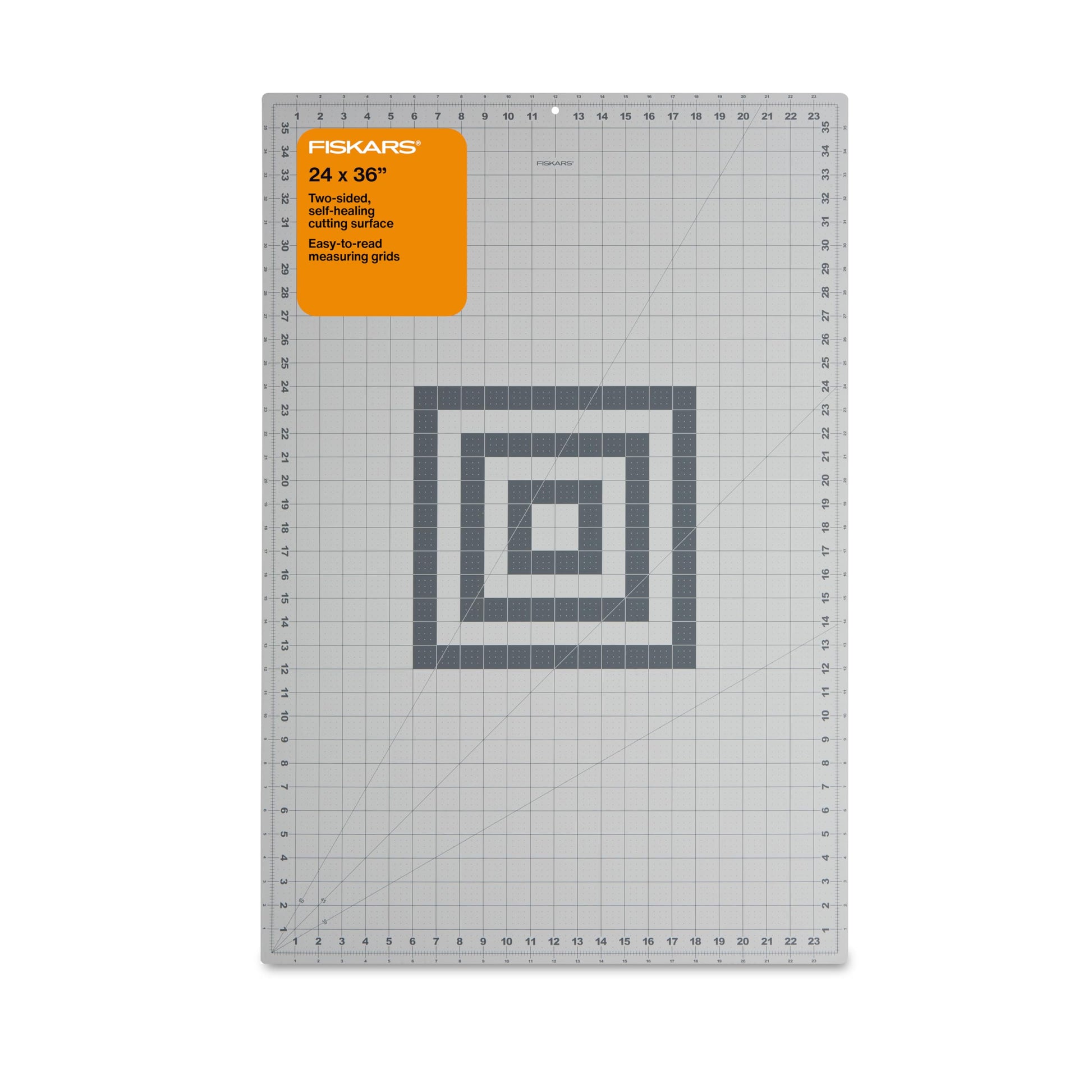 Fiskars Self Healing Cutting Mat for Quilting, Arts and Crafts, 24" x 36" Grid, Sewing Mat, Craft Cutting Board, Sewing Supplies and Quilting Tools