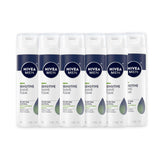 NIVEA MEN Sensitive Shave Foam with Vitamin E and Chamomile and Witch Hazel Extracts, Alcohol Free Shaving Foam for Men Protects and Comforts Sensitive Skin, 7 Oz Can - Pack of 6