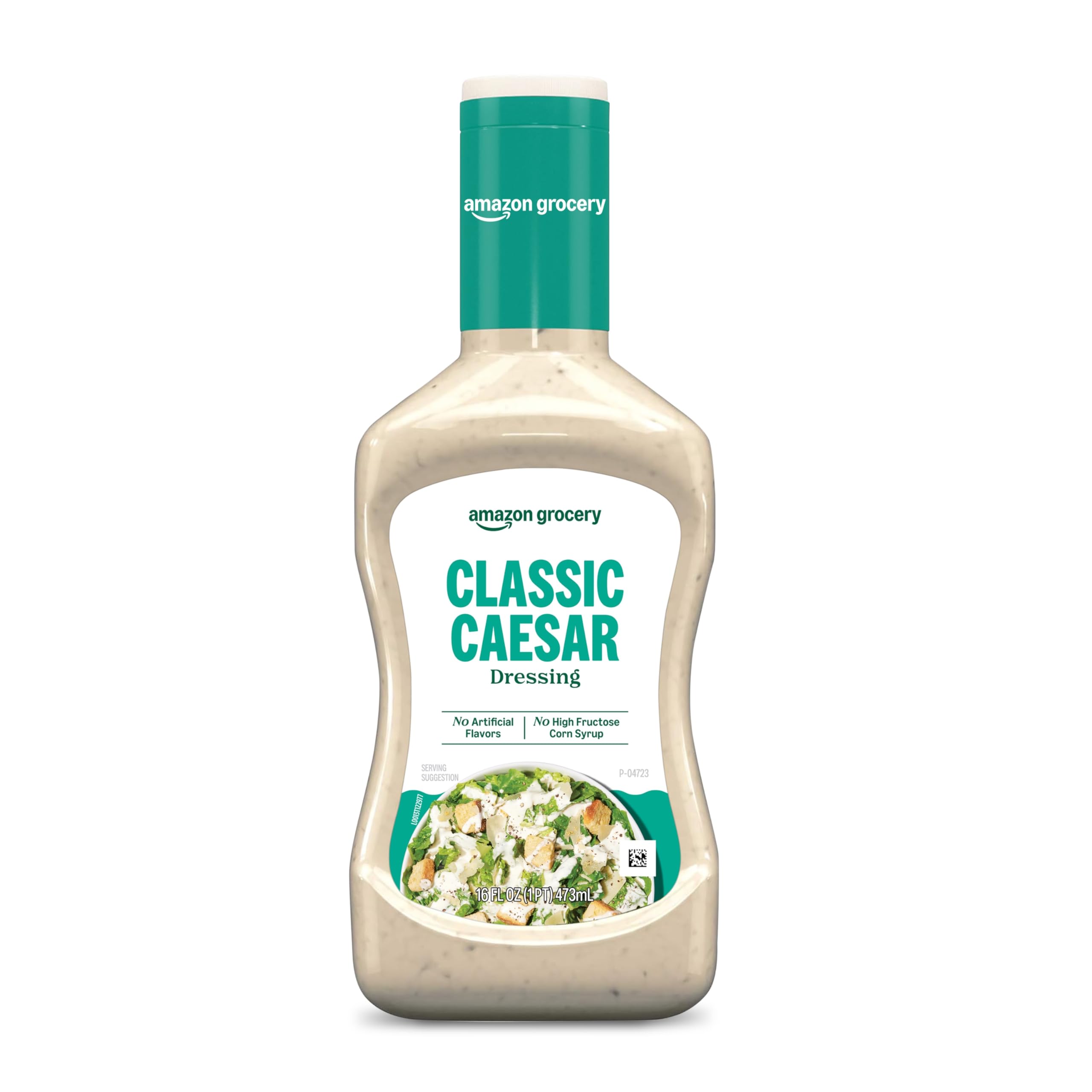 Amazon Grocery, Classic Caesar Dressing, 16 Fl Oz (Previously Happy Belly, Packaging May Vary)