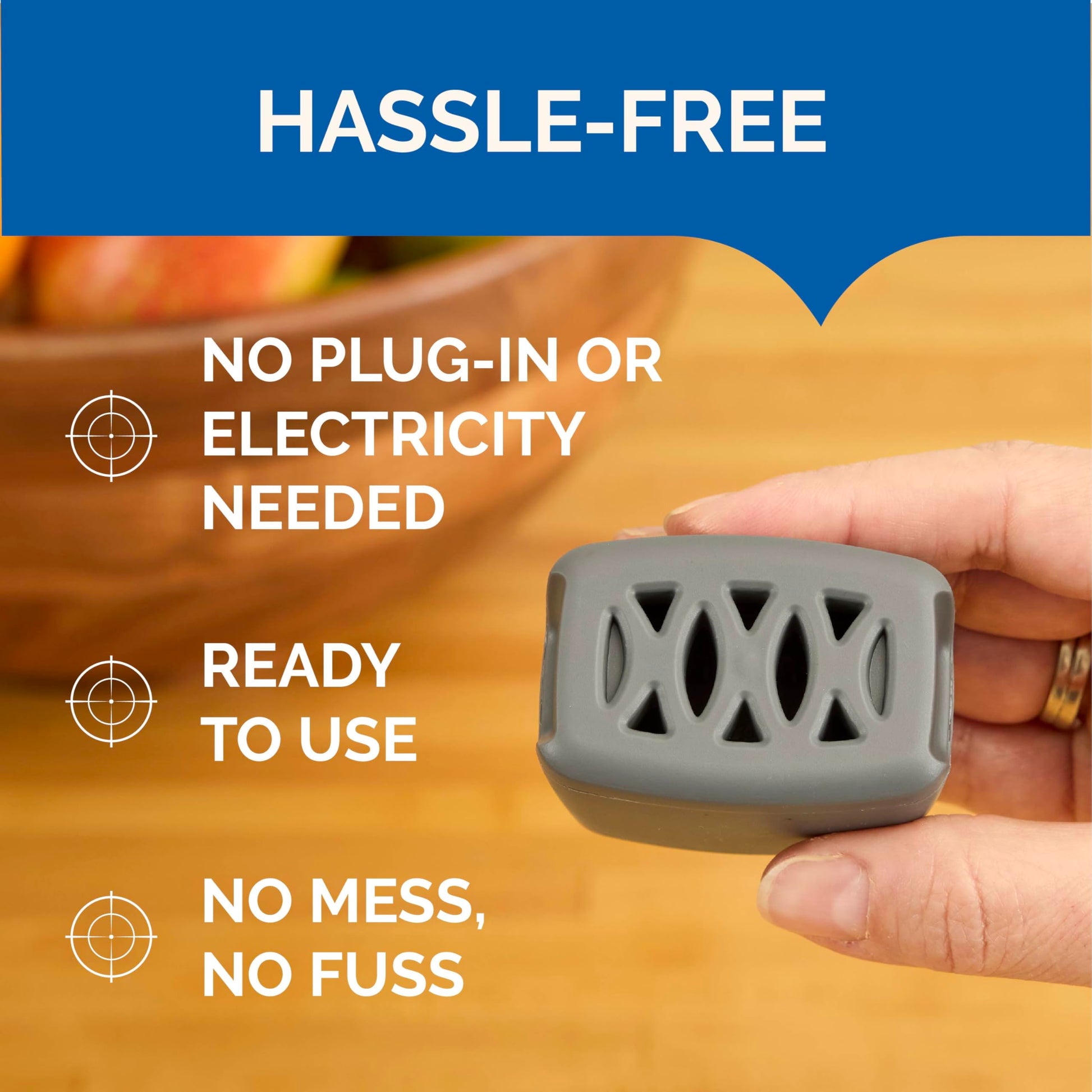 Hot Shot Flying Insect Trap, Discreet, Trap Attracts and Captures House Flies and Fruit Flies, 24/7 Continuous Attraction, No Plug-in Or Electricity Needed, 6 Count