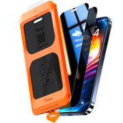 TOCOL for iPhone 15 Pro Max Privacy Screen Protector [True 25°Anti Spy], [9H+ Hardness] Tempered Glass for iPhone 15 Pro Max Full Coverage Screen Protector, Easy Installation, 2 Pack