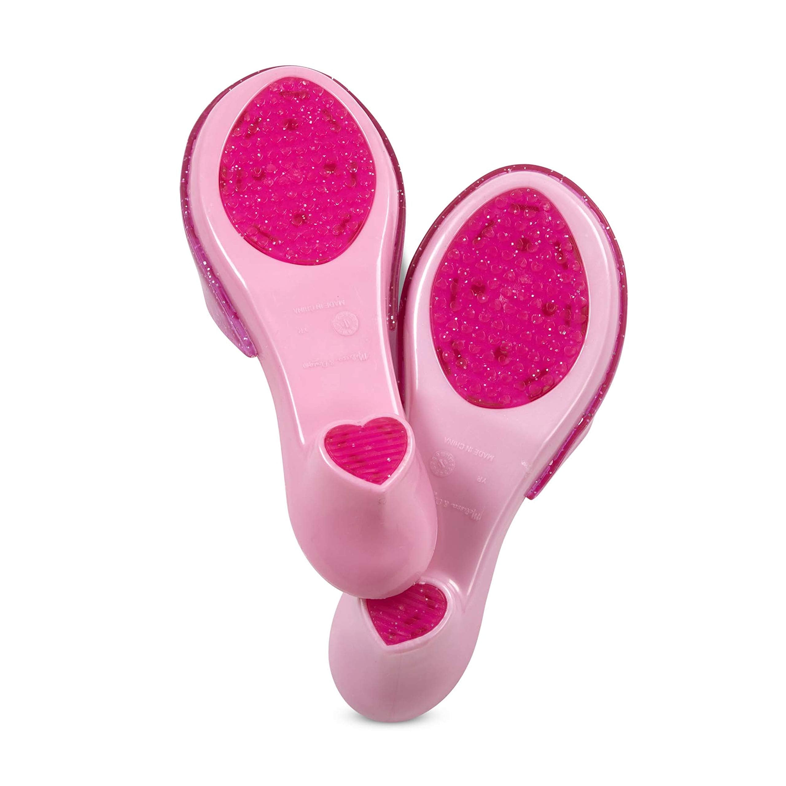 Melissa & Doug Dress-Up Shoes Set for Kids (4 Pairs) – Step In Style! High-Heeled Role Play Shoes – Pretend Play Costume Accessories for Toddlers & Preschool Ages 3+