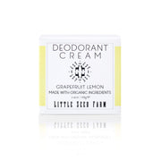 Little Seed Farm All Natural Deodorant Cream, Aluminum Free Deodorant for Women or Men, 2.4 Ounce - Grapefruit Lemon