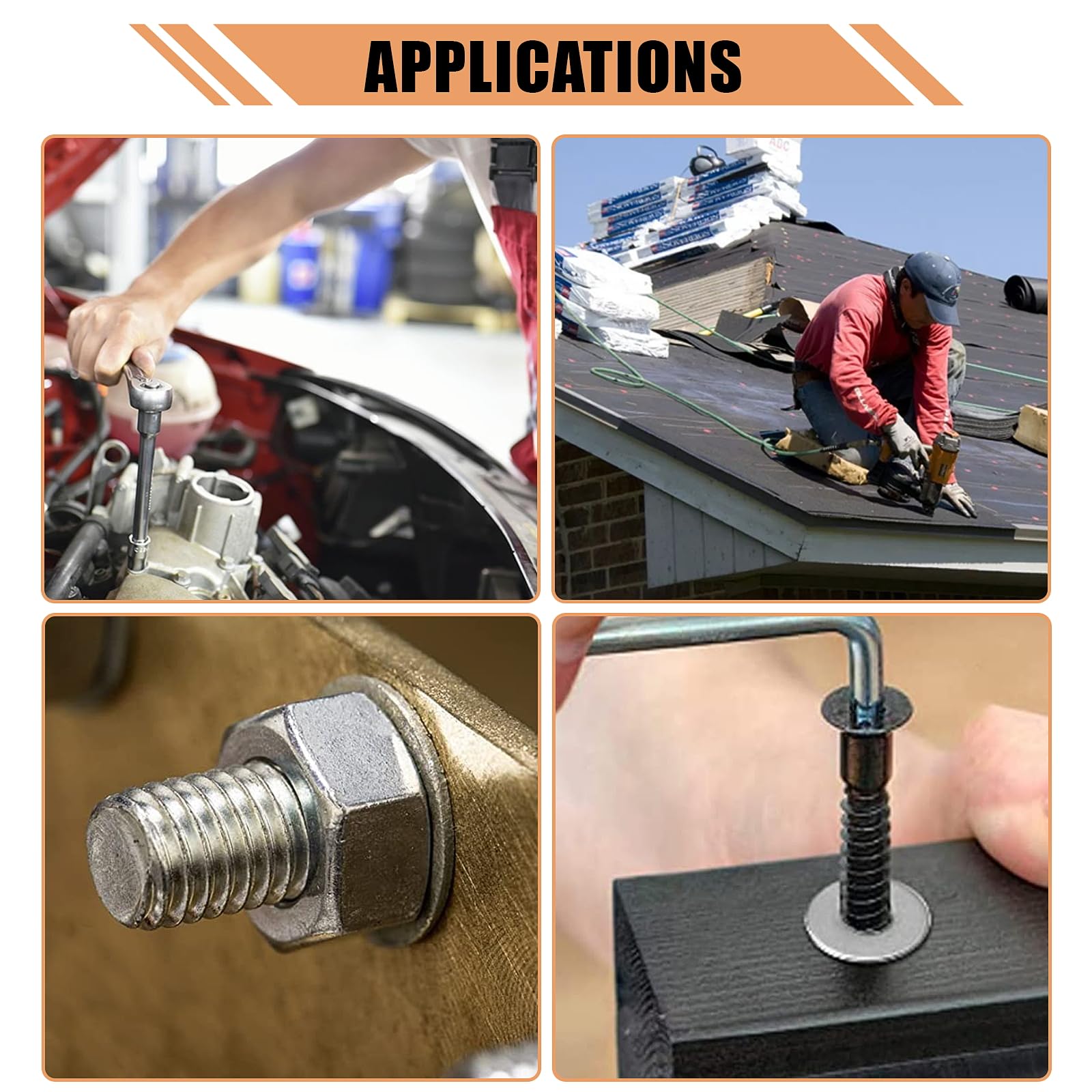 WEGOUP 900 Pcs Stainless Steel Flat Washers for Screws, 304 Stainless Steel, Assorted Sizes (M2 M2.5 M3 M4 M5 M6 M8 M10 M12) for Industrial Use, Washers for Bolts