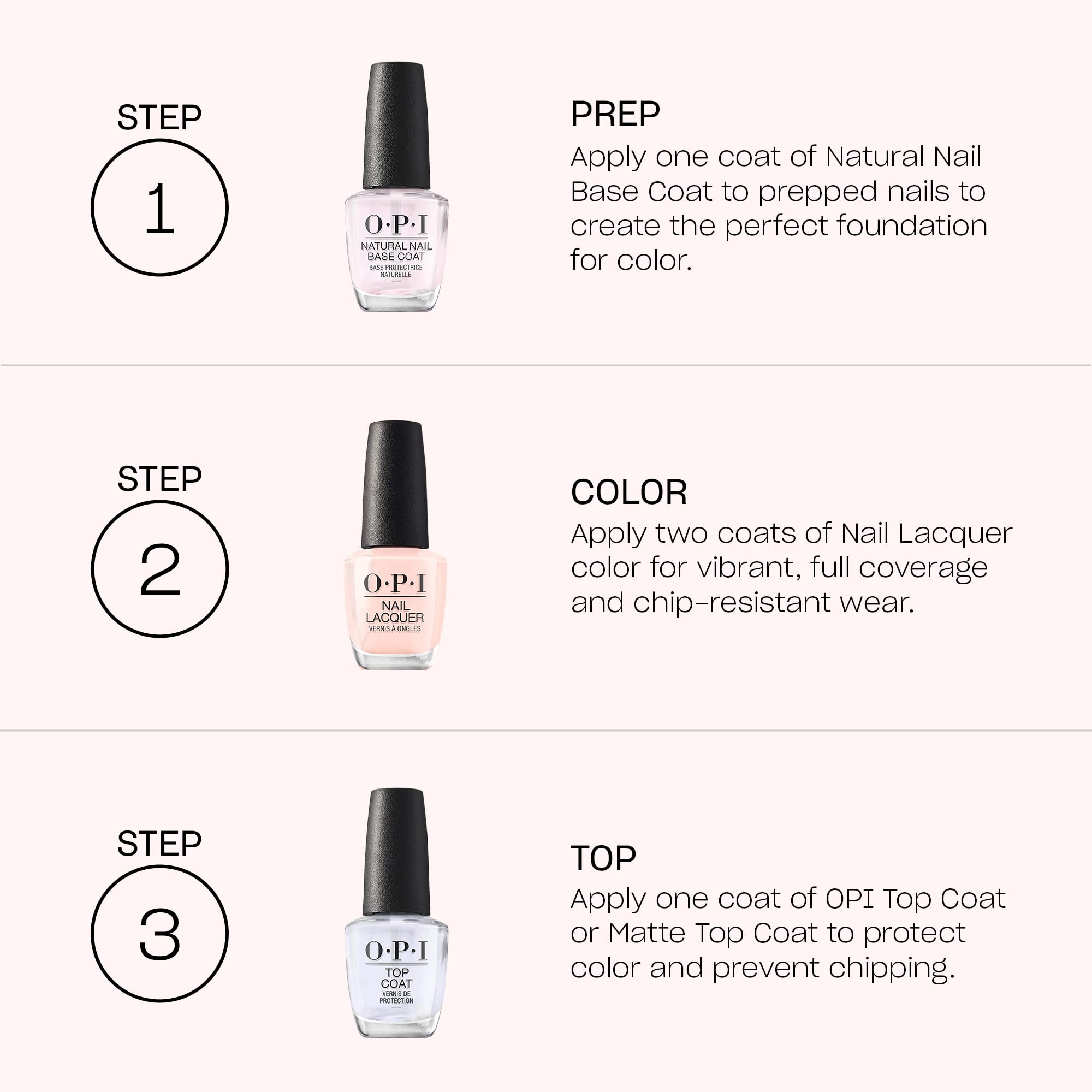 OPI Top Coat | Nail Polish Top Coat | Prevents Chipping, Protects Nails, High Gloss Shine