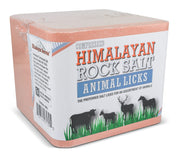 Himalayan Secrets® 11LB (5KG) Compressed Pink Himalayan Salt Lick | for Livestock and Wildlife Animals | 100% Pure & Natural Feed Salt Block | Natural Minerals and Trace Elements