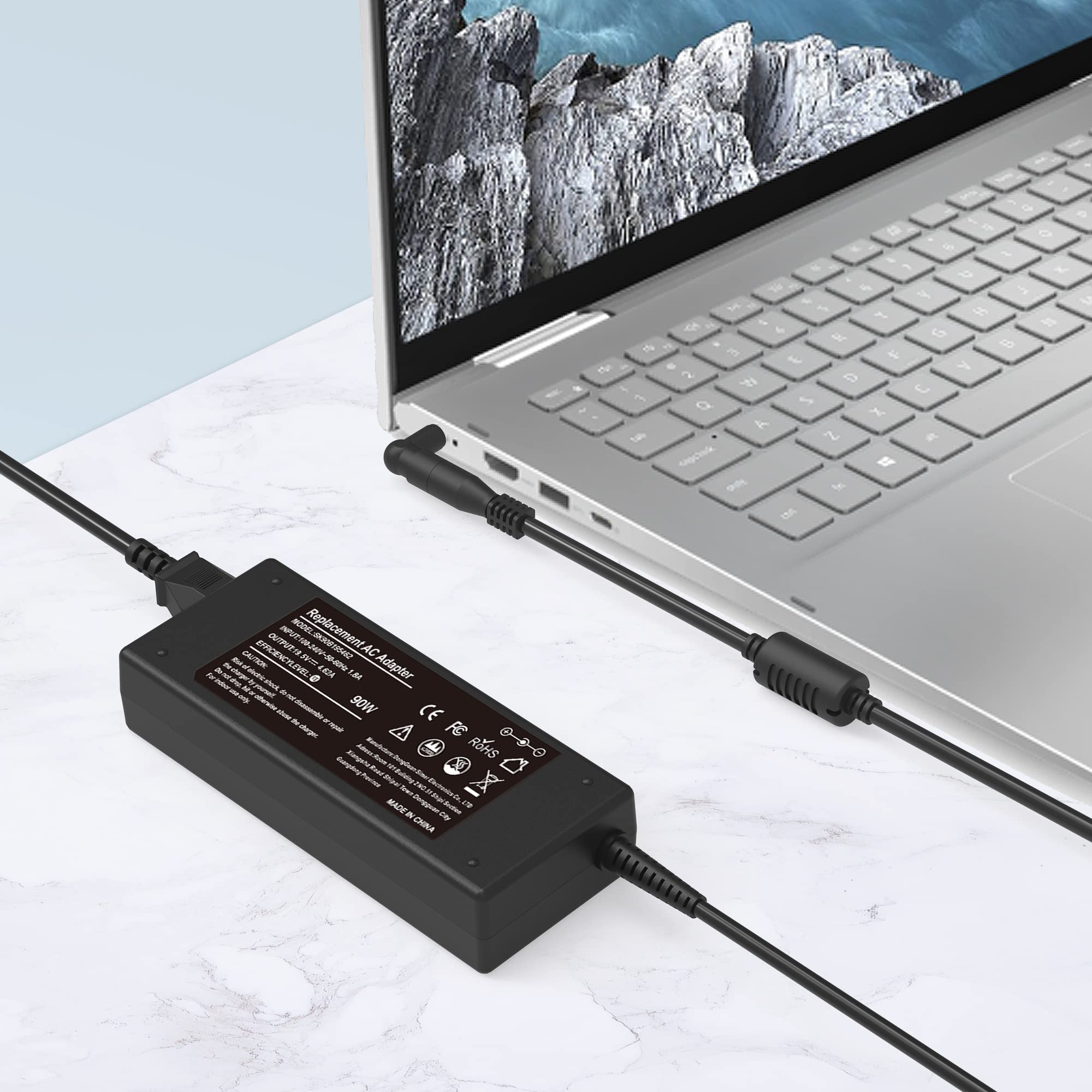 SZGUDULO 90W Universal AC Adapter Laptop Charger Compatible with Dell HP Acer Asus Lenovo IBM Sony Fujitsu Gateway Notebook Ultrabook Chromebook Power Supply Cord with 16 Tips
