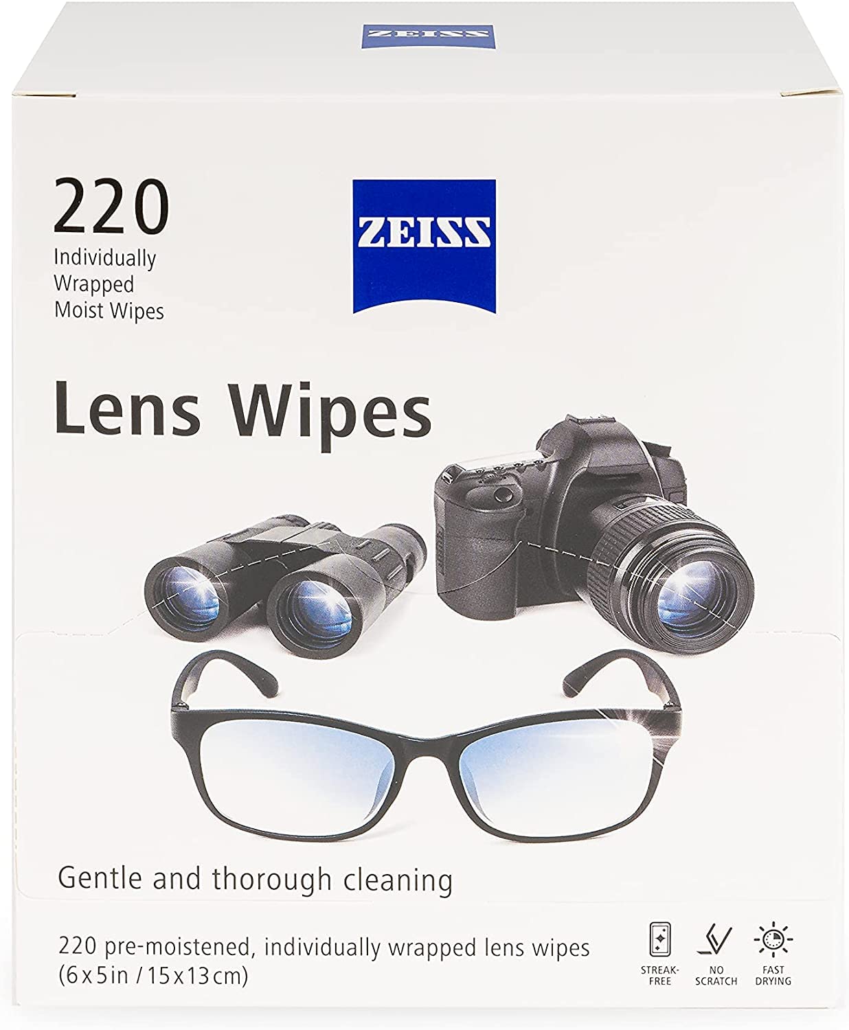 Zeiss Lens Wipes, White, 220 CountÃ¢ÂÂ¦