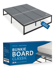 Meliusly Premium 10mm Bunkie Board Queen Size (60x80'') Patent Pending Low Profile Bed Board Design - Breathable, Noise Minimizing, Moisture Resistant Bunkieboards, Low Profile Bed Support
