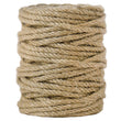 Tenn Well 5mm Jute Rope, 100 Feet 4Ply Twisted Heavy Duty and Thick Twine Rope for Gardening, Crafting, Packing, Bundling and Home Decor