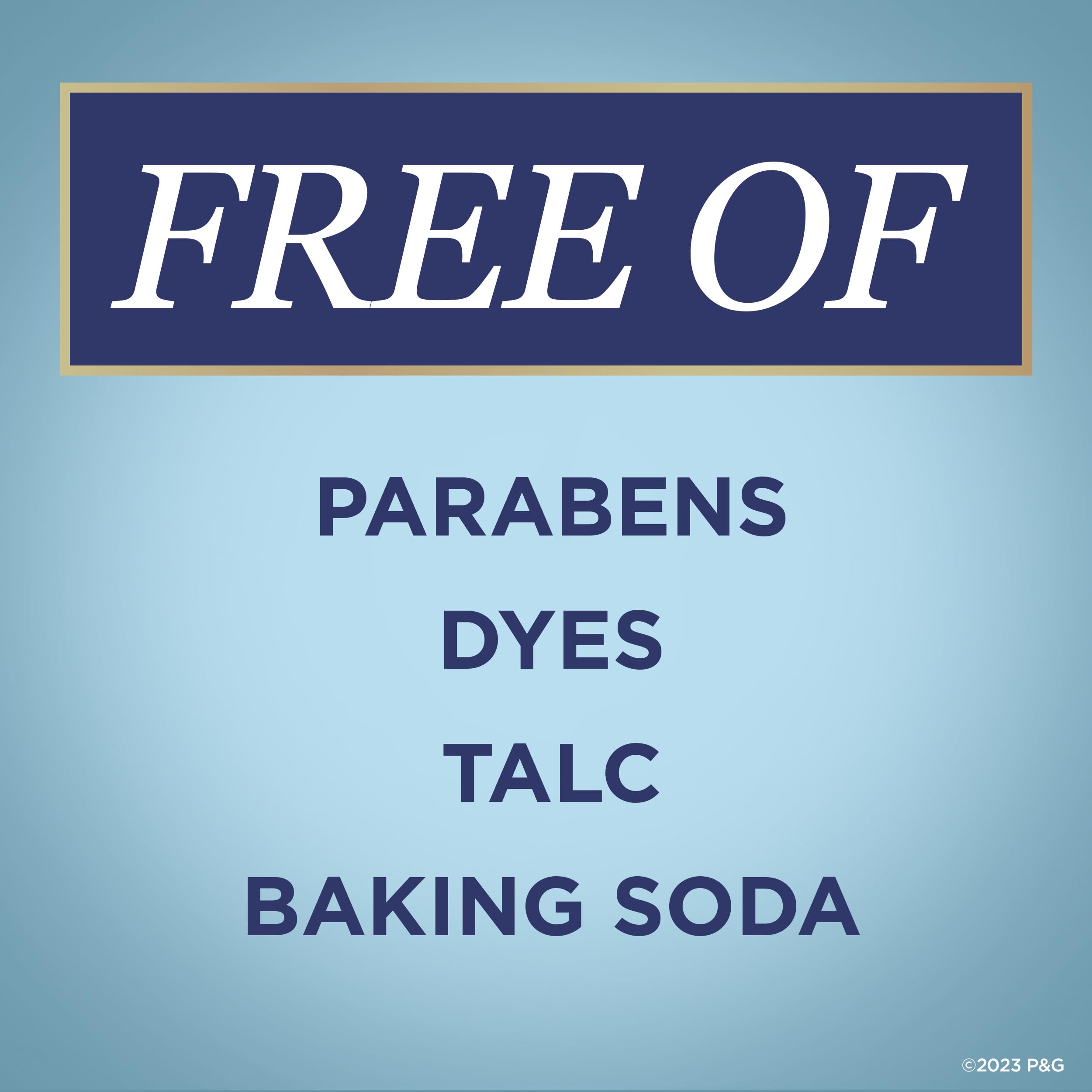 Secret Aluminum Free Deodorant for Women, 48hr Odor Protection, Free of Parabens Dyes Talc & Baking Soda, PH Balancing Minerals, Dry Solid, Cotton Scent, 2.4 oz