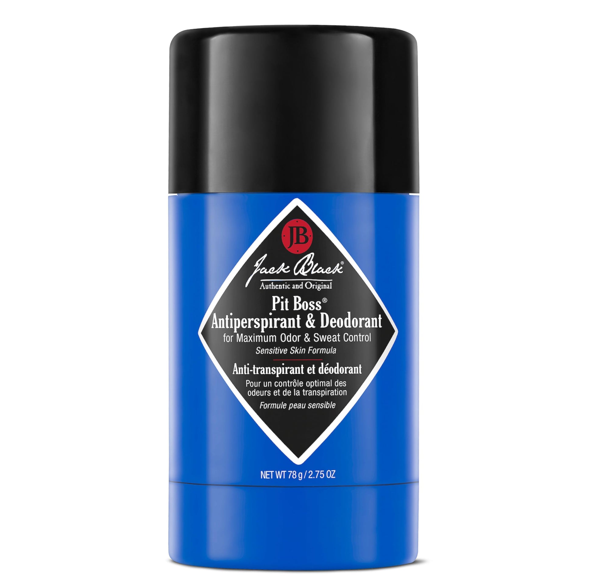Jack Black Pit Boss MenÃ¢ÂÂs Deodorant, MenÃ¢ÂÂs Stick Deodorant, Antiperspirant for Men, Maximum Odor & Sweat Control, Long-Lasting Protection