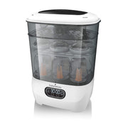 Baby Brezza Bottle Sterilizer and Dryer Advanced – 33% Faster - Largest Capacity Steam Sanitizer - Universal Sterilization Machine for All Bottles + Pump Parts - HEPA Air Filter