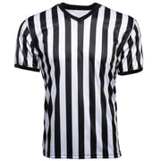 Murray Sporting Goods Men's V-Neck Referee Shirt | Men’s Official Short Sleeve Pro-Style V-Neck Officiating Halloween Costume (X-Large)