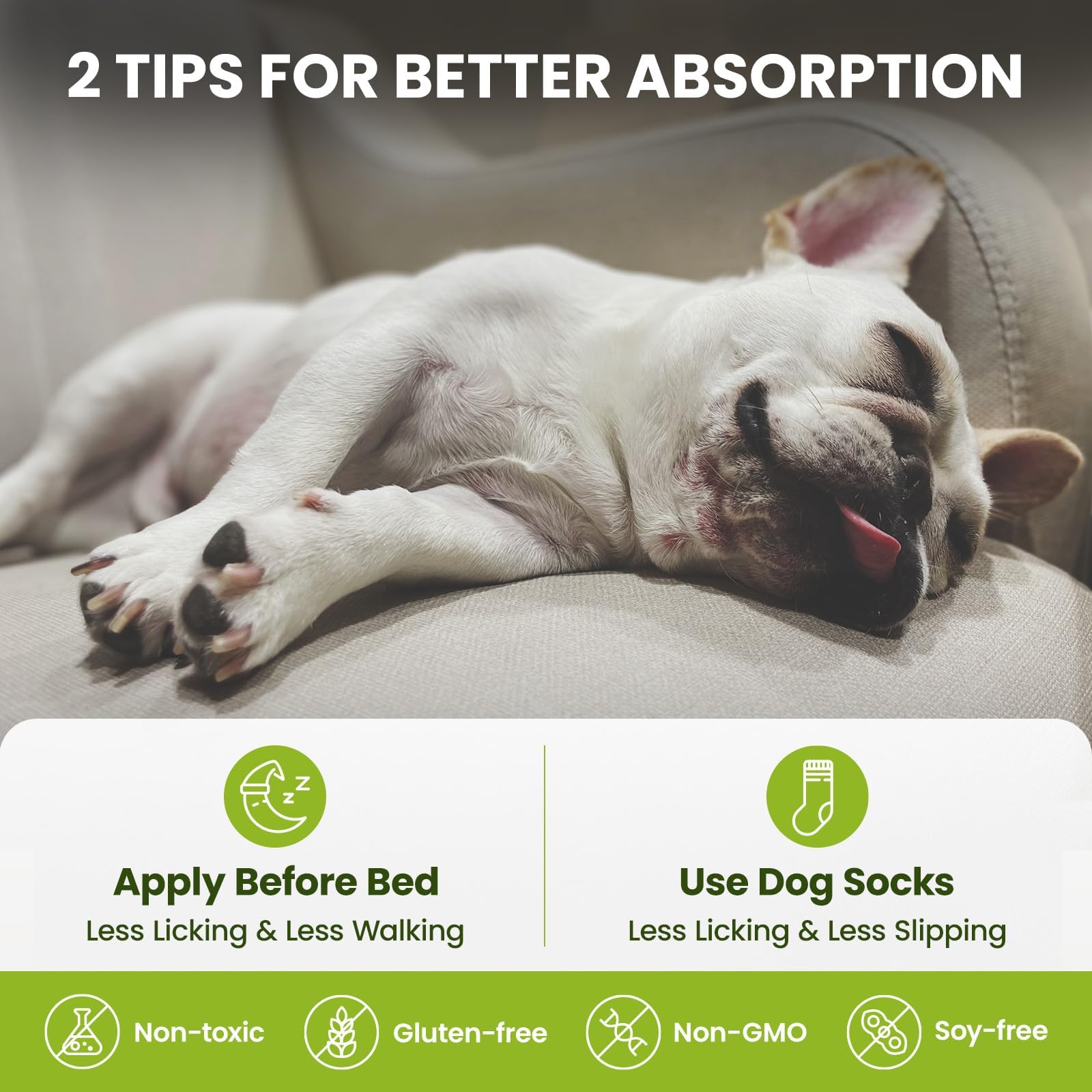 PawSono Lick-Safe Dog Paw & Nose Balm with Coconut Oil | All-Natural Moisturizer & Soother for Dry, Cracked Pads & Snout| Cat Wax & Cream, Nose Butter for frenchies| Horse Hoof Care (60 g /2.1 oz)