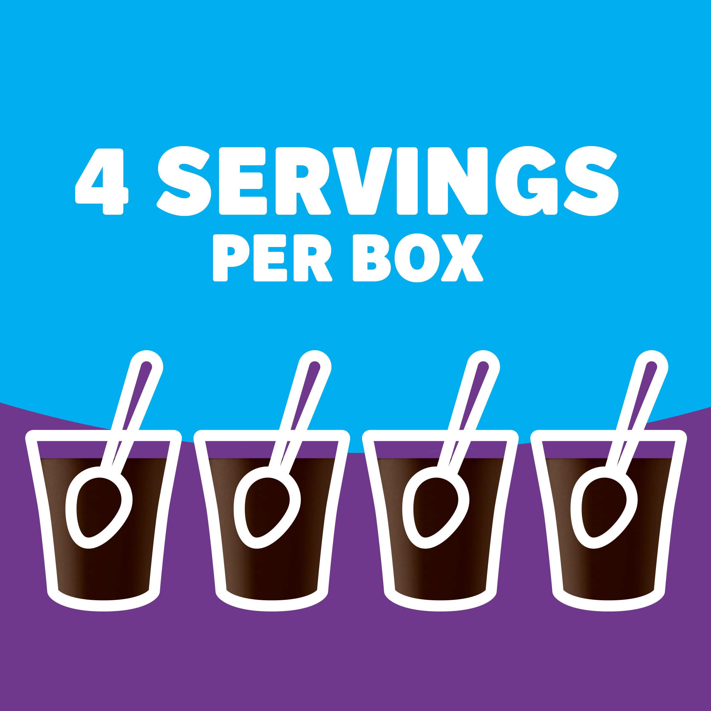 Jell-O Chocolate Fudge Zero Sugar Instant Reduced Calorie Pudding & Pie Filling Mix, 1.4 oz Box