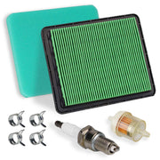 HOODELL GCV160 Air Filter Tune Up Kit for Honda GCV190 GC190 GC160 GX100 Engine HRC216 HRR216 HRR2169VKA HRX217 Lawn Mower, Replace GCV160 Spark Plug 17211-ZL8-023 Air Cleaner