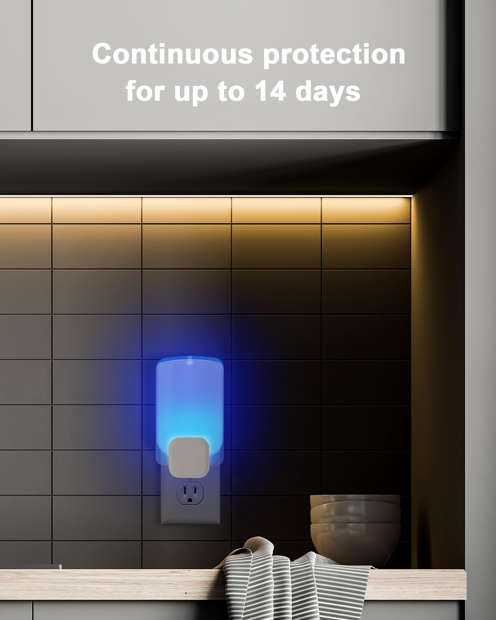 Shootingstar 10 Pcs Refill for Stem Bug Light Trap, Replacement Sticky Pads Compatible with Raid Essentials Flying Insect Light Trap Plug in