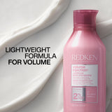 Redken Volume Injection Conditioner | Lightweight Volume Conditioner For Fine Hair | Detangles and Adds Volume & Body to Flat Hair | Soft, Shiny Finish | Paraben Free