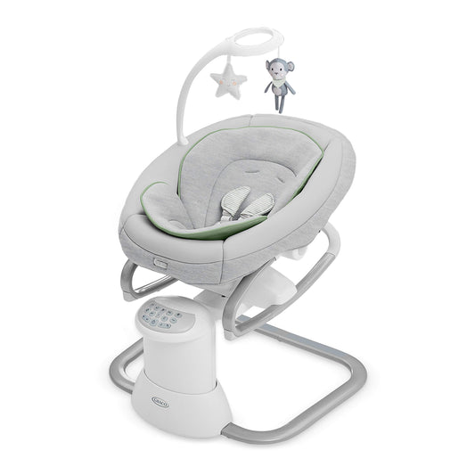 Graco Soothe My Way with Removable Rocker, Madden - Versatile Baby Swing & Portable Rocker