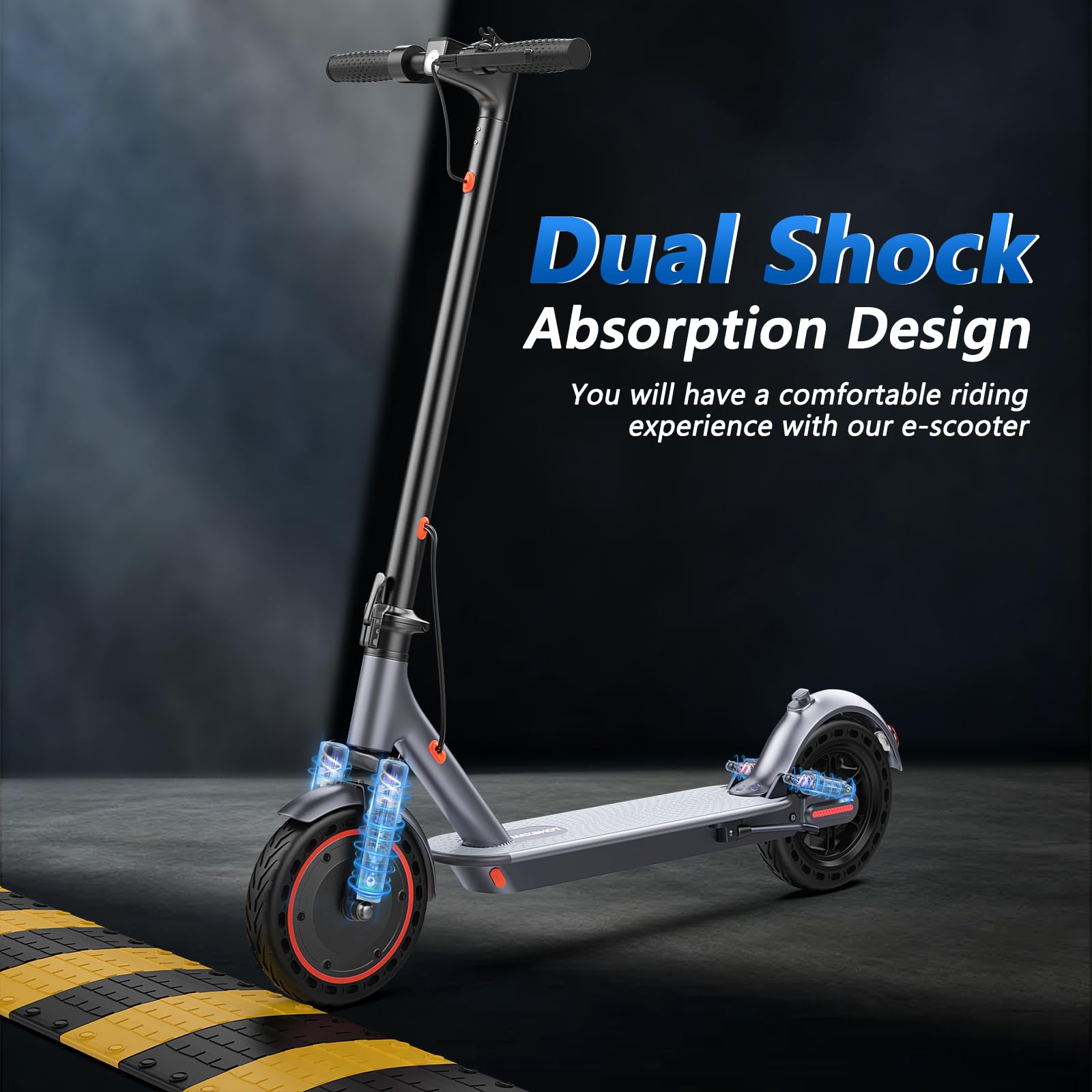 Electric Scooter for Adults, 8.5/10/14" Tires, 19/22Mph, 350W/500W Motor, 21-28 Miles Range, Folding E-Scooter with Dual Suspension,APP(V1/SPRO/MAX/PRO/X1/X1PRO)