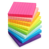 6 Pads Lined Sticky Notes 3x3 Sticky Notes with Lines Self-Stick Note Pads 6 Bright Multi Colors,100 Sheet/Pad